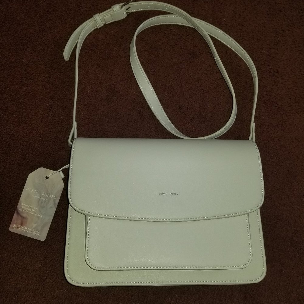 Pixie Mood Grey Zoe crossbody purse handbag